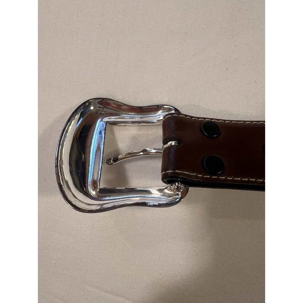 Nocona Genuine Leather Western Belt 46 Distressed
